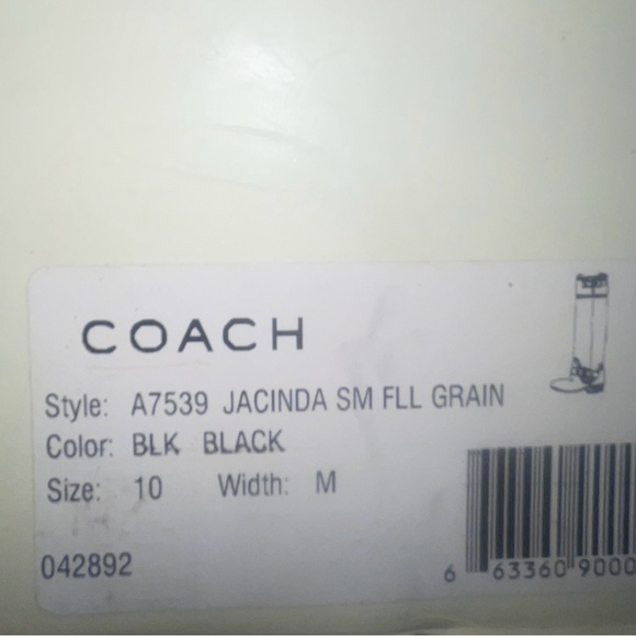 COACH Leather boots - Picture 3 of 3